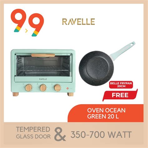 Jual Ravelle Oven Listrik Toaster 20L Korean Oven Toaster Shopee