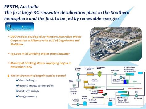 Australia success of desalination in solving water challenges