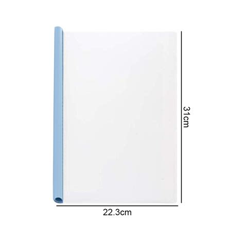 Clear Report Covers with Sliding Bar, 70 Sheet Capacity, Resume Covers Presentation Folders File ...