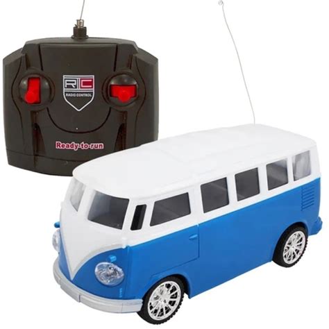 Carrinho De Controle Remoto Kombi Classica Luz Azul Shopee Brasil