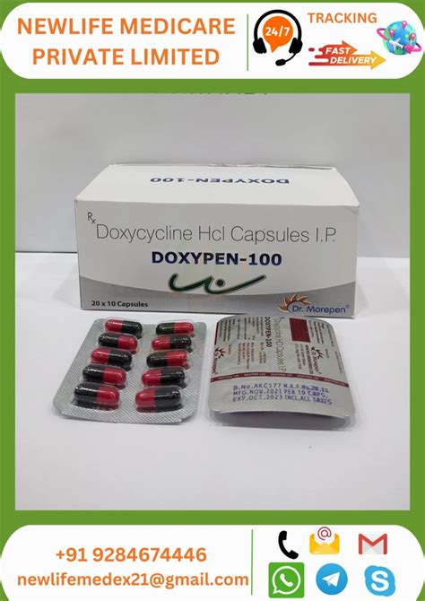 Doxypen 100 Doxycycline 100mg Capsule At Rs 28 Box Antibiotic Tablets