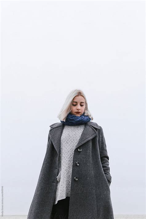 Portrait Of Beautiful Blonde Woman Vertical By Stocksy Contributor Marija Kovac Stocksy