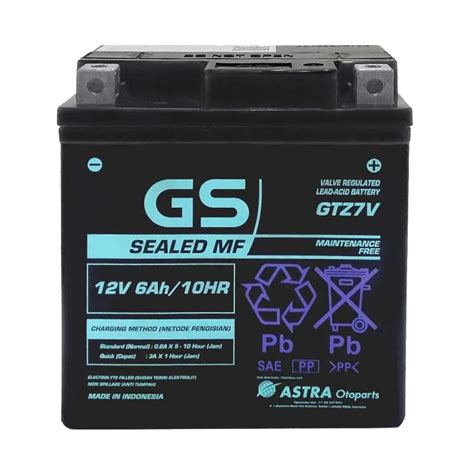 GS BATTERY GTZ 7V MF Si Tepat