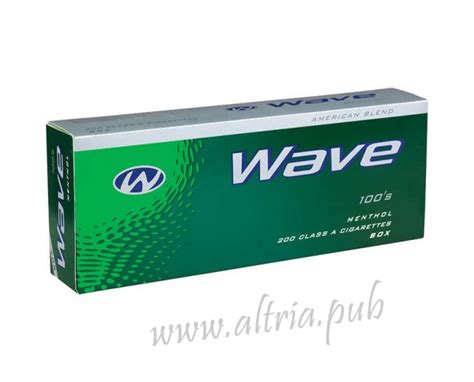 Wave Menthol 100s Box Cigarettes Altria Pub Shop Online