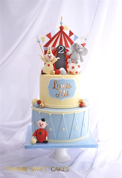 Een Bumba Circus Kindertaart Yummie Sweet Cakes