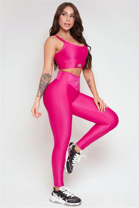 Br Produto Legging Glow Blush Hipkini Fit You Fashion