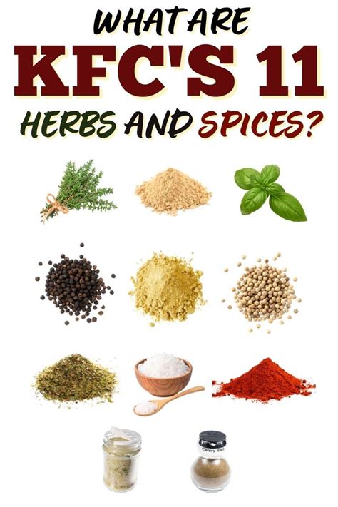 KFC's 11 Herbs and Spices Revealed