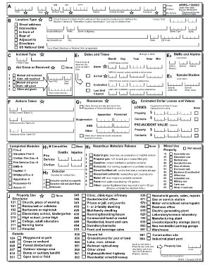 Fillable Online NFIRS Version 5 0 Forms Virginia Department Of Fire