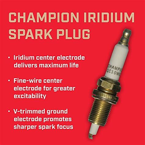 Champion Iridium 9005 Spark Plug Carton Of 4 QC10WEP Pricepulse