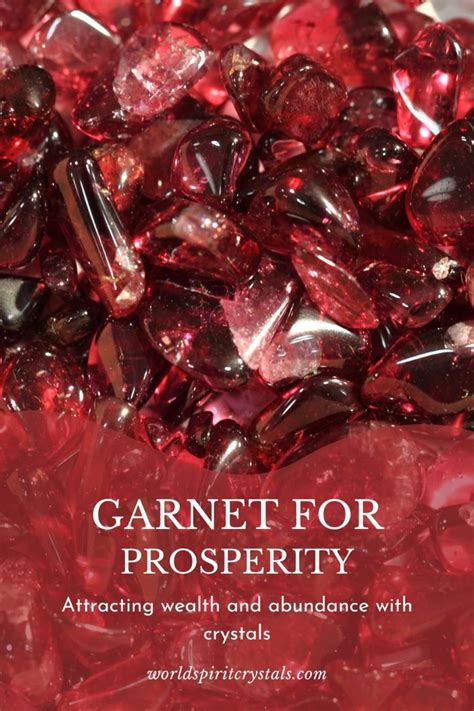 Garnet Crystal Meaning, Benefits and Uses — World Spirit Crystals