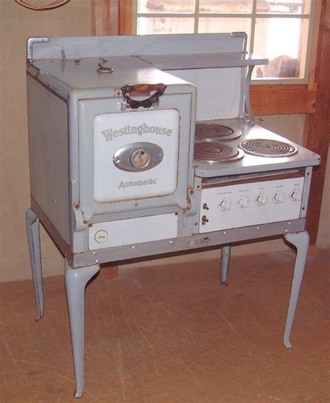 Vintage Original Unrestored Westinghouse Junior Cabinet Electric Stove