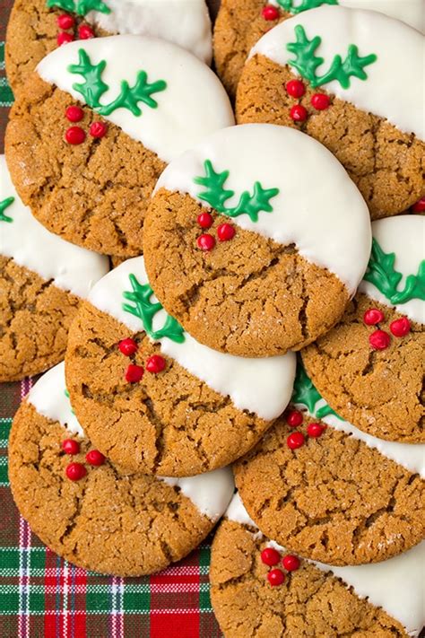 White Chocolate Dipped Ginger Cookies Cooking Classy