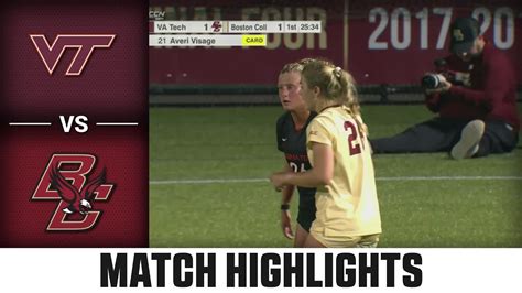 Virginia Tech Vs Boston College Acc Womens Soccer Highlights 2023 Youtube