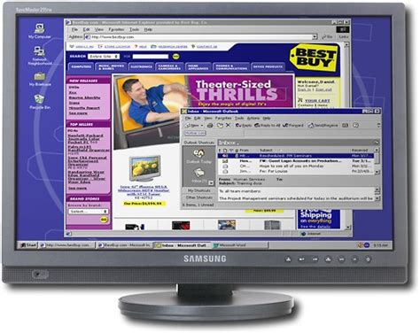 Best Buy Samsung Syncmaster Widescreen Flat Panel Tft Lcd Monitor