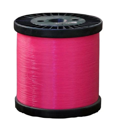 Plain Pink Nylon Monofilament Yarn Count At Best Price In Surat