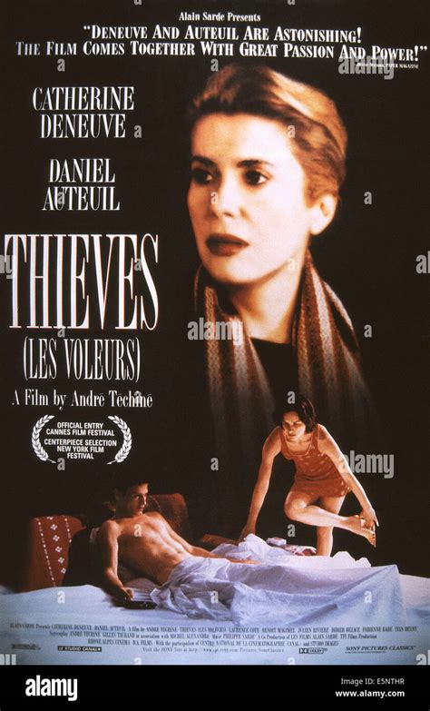 Thieves Aka Les Voleurs Us Poster Catherine Deneuve Top Bottom