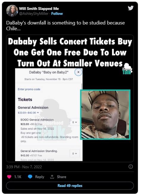 Dababy Buy One Get One Free Bogo Ticket Sale For Concert Venue With