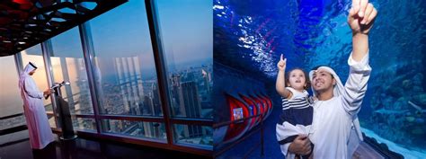 Burj Khalifa Dubai Aquarium Combo Tickets Masafi B C Tours