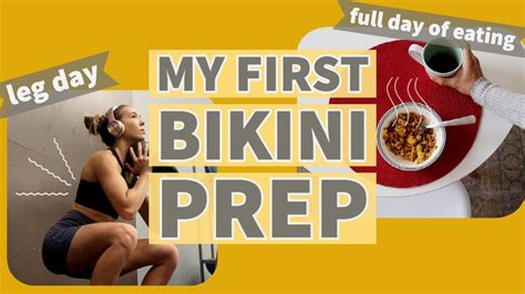 Bikini Prep Diaries Weeks Out Youtube