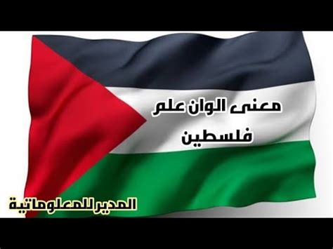 معني الوان العلم الفلسطيني علم فلسطين الجزائر YouTube