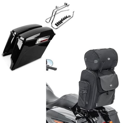 Set Sacoches Laterales Compatible Avec Harley Davidson Heritage