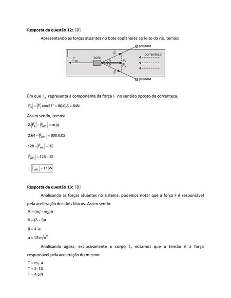 Listade Exercicios Leis De Newton Pdf