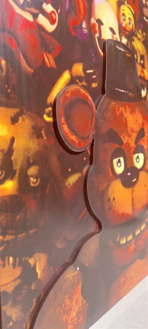 Cuadro con Relieve Five Nights at Freddy s La Puerta de Atrás