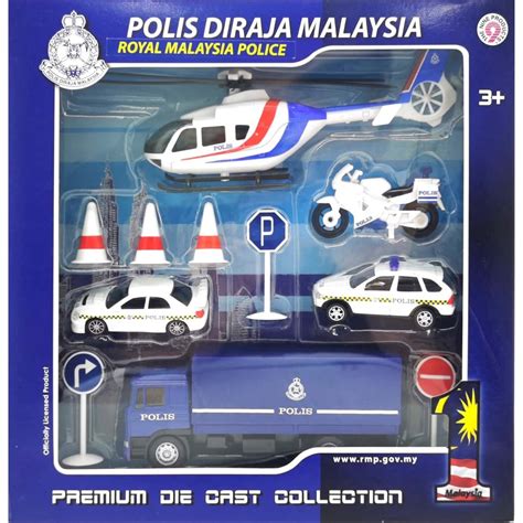 Pdrm Polis Diraja Malaysia 143 Metal Die Cast Pdrm Police Man Truck