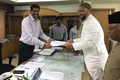 Lok Sabha Elections Asaduddin Owaisi Files Nomination Papers From