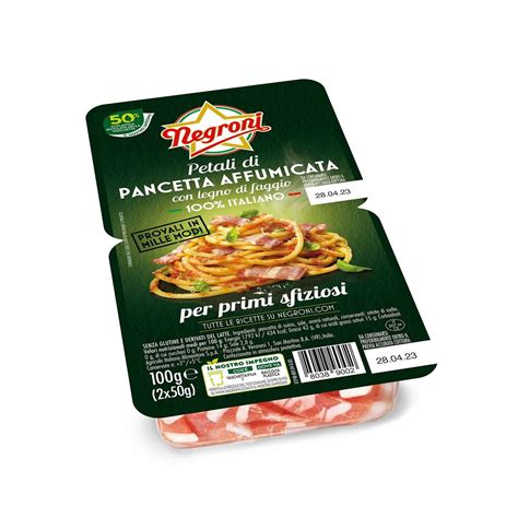 Petali Di Pancetta Affumicata Negroni Gr X Tigros