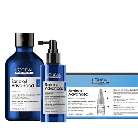 Loreal Profefessionnel Pack Serioxyl Advanced Purifier And Bodifier Shampoo For Thinning Hair