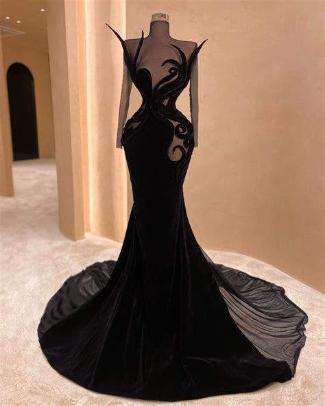 Black Valdrin Sahiti Evening Gown In 2023 Stunning Prom Dresses