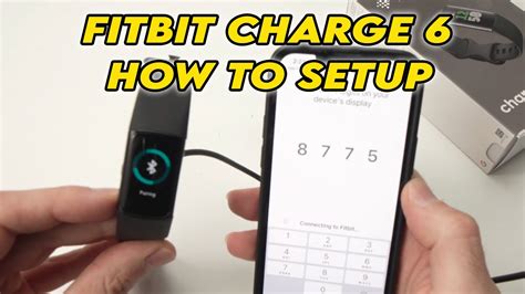 How To Setup Fitbit Charge 6 For The First Time Youtube