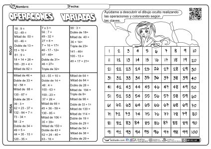 Operaciones Variadas Abn X Actiludis Homework Word