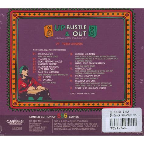 Up Bustle And Out 24 Track Almanac Original Bristol Sound Massive Cd 2020 Us Original Hhv