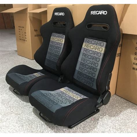 2pcs Recaro Sr3 Gradiant Universal Bucket Seats Quality Racing Seat