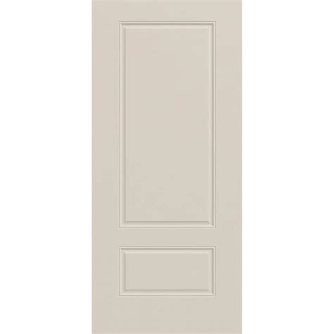 JELD WEN 36 In X 80 In 2 Panel Euro Universal Reversible Primed White