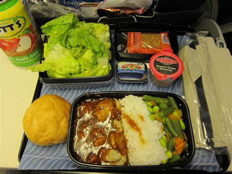 United Airlines Economy Food