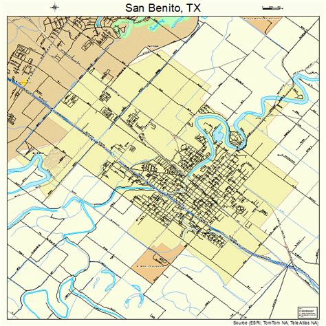 San Benito Texas Map