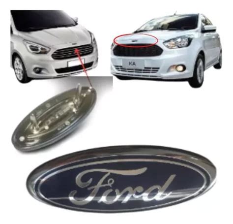 Emblema Ford Grade Dianteira Ka C Base Original