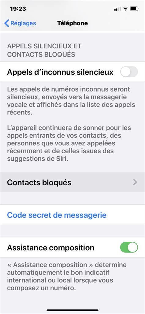 Comment bloquer un numéro de téléphone ou une adresse mail sur iPhone