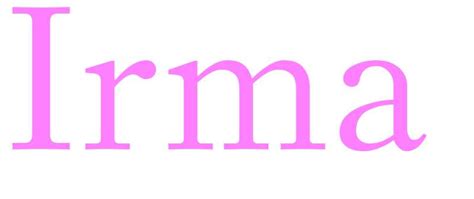 Irma Name For Girls UK Baby Names