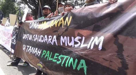 Ribuan Umat Islam Jabar Aksi Solidaritas Untuk Palestina