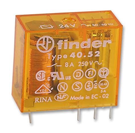 Finder Power Relay Dpdt Co Vac A Pcb