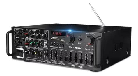 Sunbuck Av Bt Amplificador De Audio Bluetooth Canales Env O Gratis