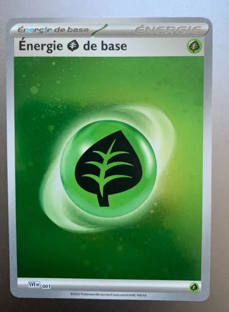 CARTE POKÉMON ENERGIE Reverse Plante 001 Ecarlate et Violet 3 5 151 EUR