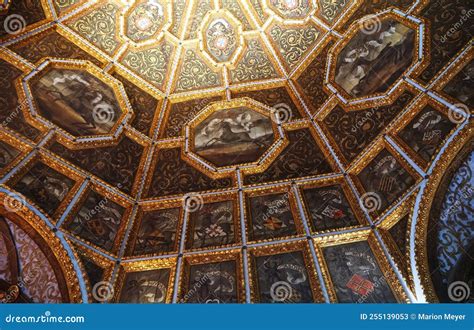 Inside the National Palace of Sintra Palacio Nacional Near Lisbon in ...