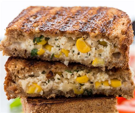 Grilled Cheese Paneer Corn Sandwich Cook With Manali