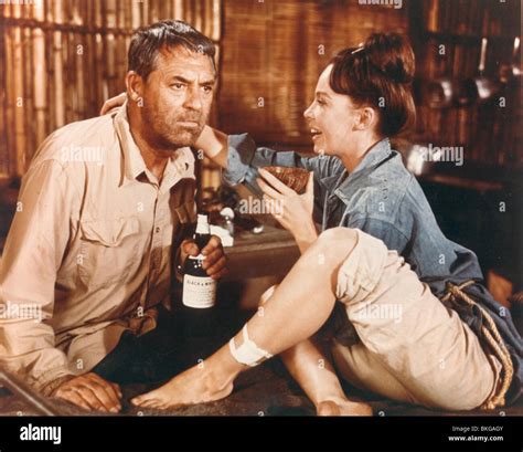 Father Goose 1964 Cary Grant Leslie Caron Fgse 001cp Stock Photo