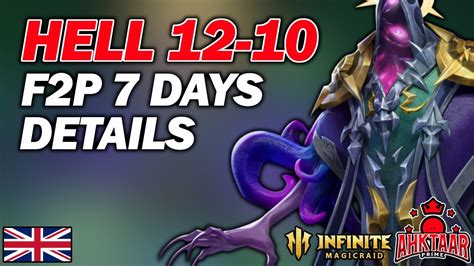 F2P 7 DAYS HELL 12 10 For Hezonja Infinite Magicraid YouTube